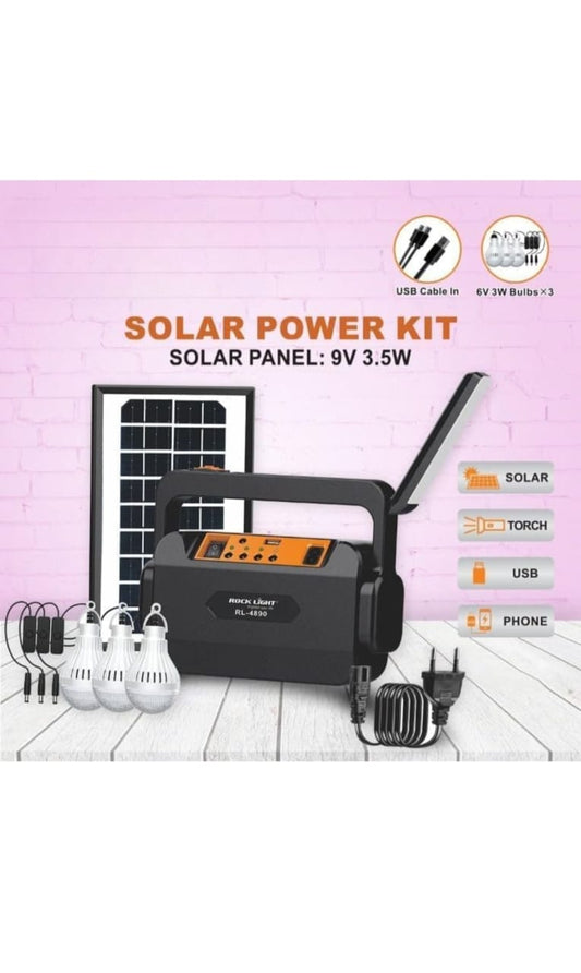 PRO Solar Mini Inverter Set | 3 LED Bulbs | 20000mAh Battery (10+7 Years Warranty)✅ (Pay 100 Confirm Now) 1760559638-125