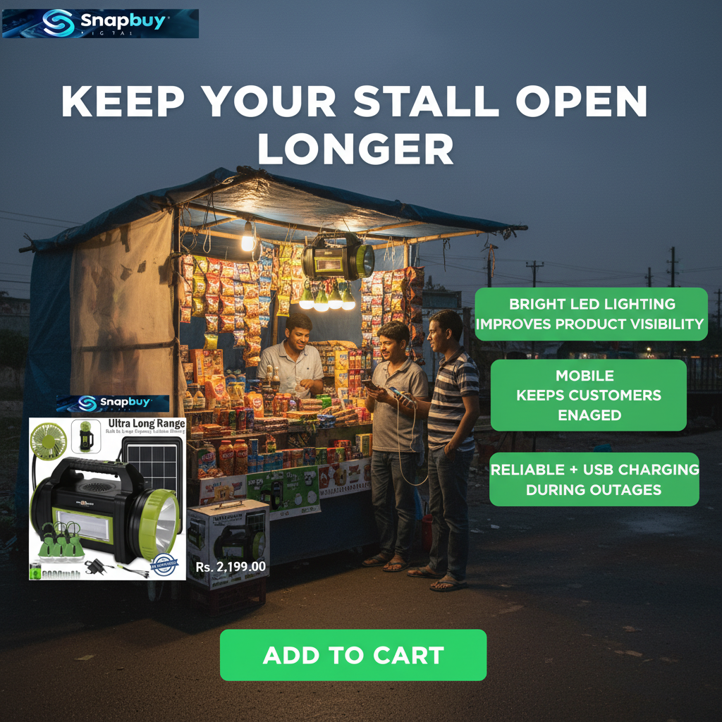 SAWON Daily Needs Shop Solar Light Set  (Ceiling Mounted Pack of 1)