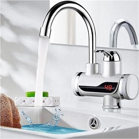 Instant Electric Water Heater Faucet – Tankless Hot Water Heater for Kitchen & Bathroom, Energy-Efficient